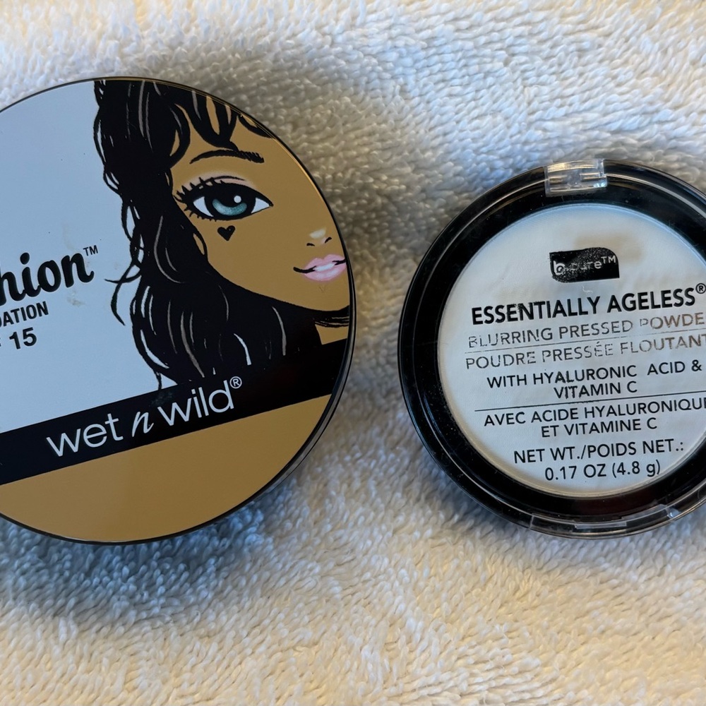 Wet n Wild Cushion Foundation & Essentially Ageless Powder